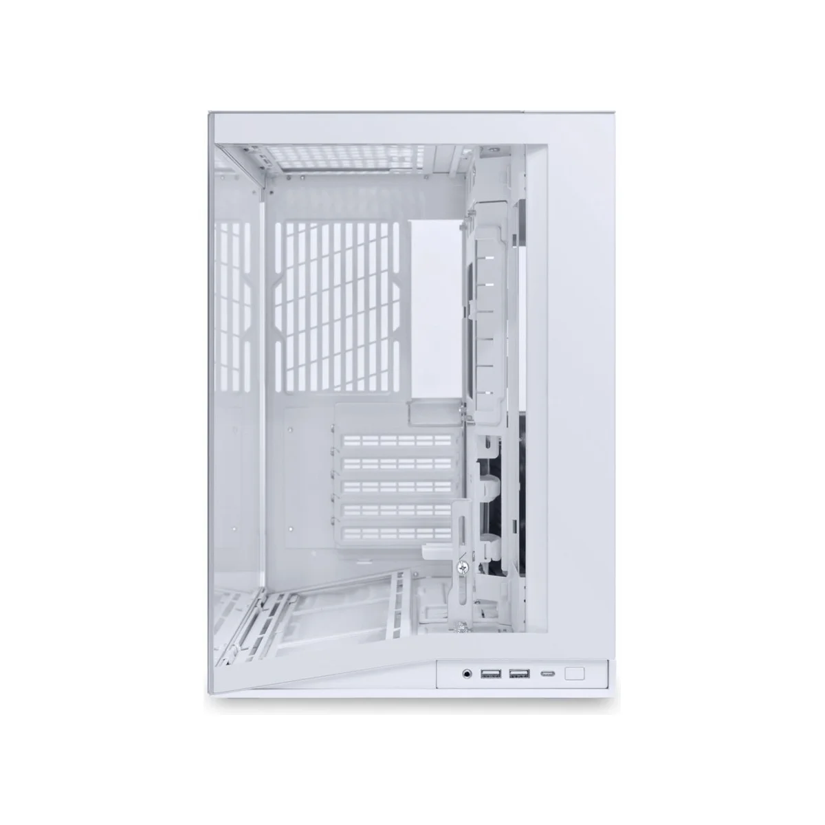 Lian Li O11 DYNAMIC MINI V2 Dual-chamber ATX Gaming Case - White - G99.O11DMIV2W.00 view 2