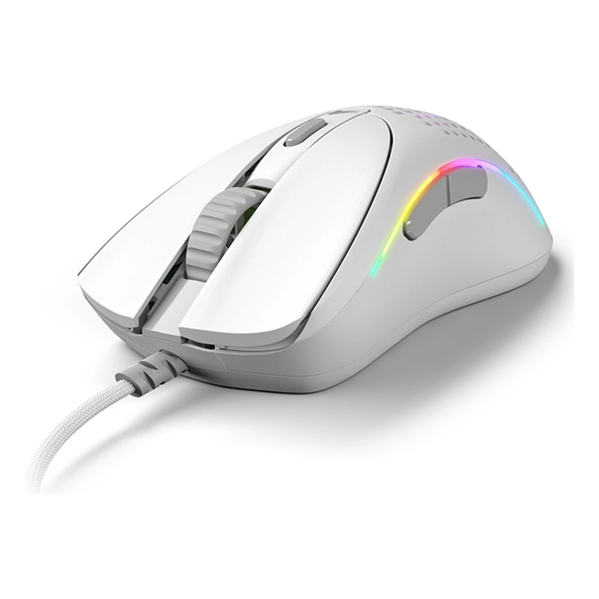 Glorious Model D 2 Wired Optical RGB Gaming Mouse - White (26K DPI, 1000Hz Polling, 80M Clicks) - GLO-MS-DV2-MW view 4