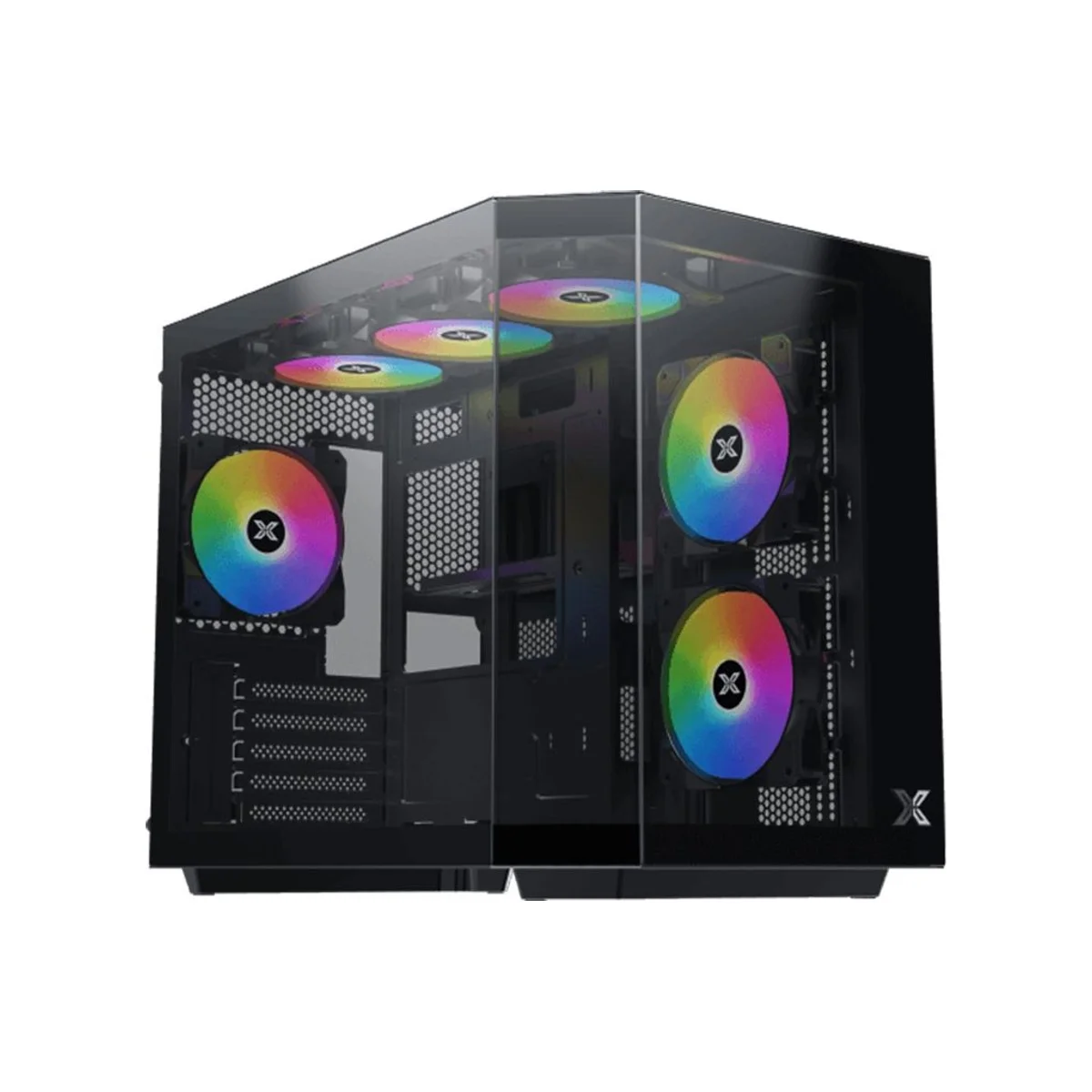Xigmatek Cubi M Micro-ATX Mid Tower Gaming Case – Black - EN42799