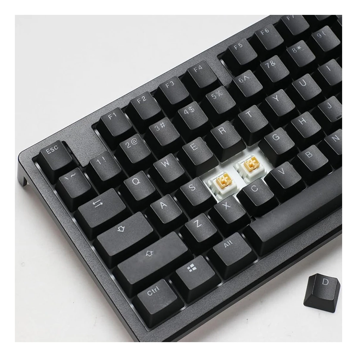 Ducky Zero 6108 Cherry MX2A Arabic Layout Wireless Mechanical Keyboard - Black | DKZE2408ST3 view 3