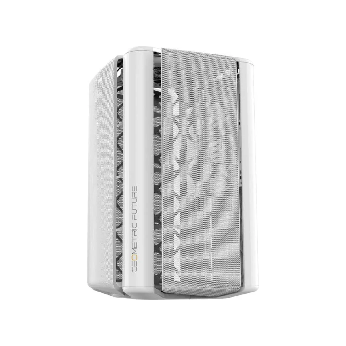 Geometric Future M2 THE ARK Mesh Micro-ATX Gaming Case - White - GEO-M2-MW