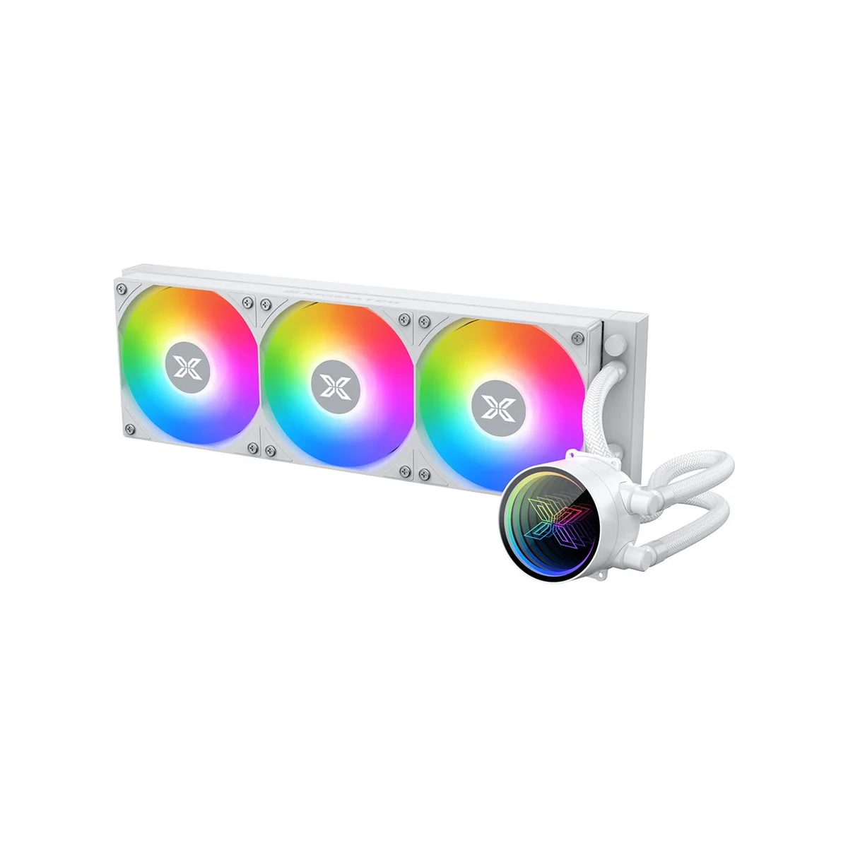 XIGMATEK FENIX II 360 PWM ARGB AIO CPU Liquid Cooler - White - EN46582 view 3