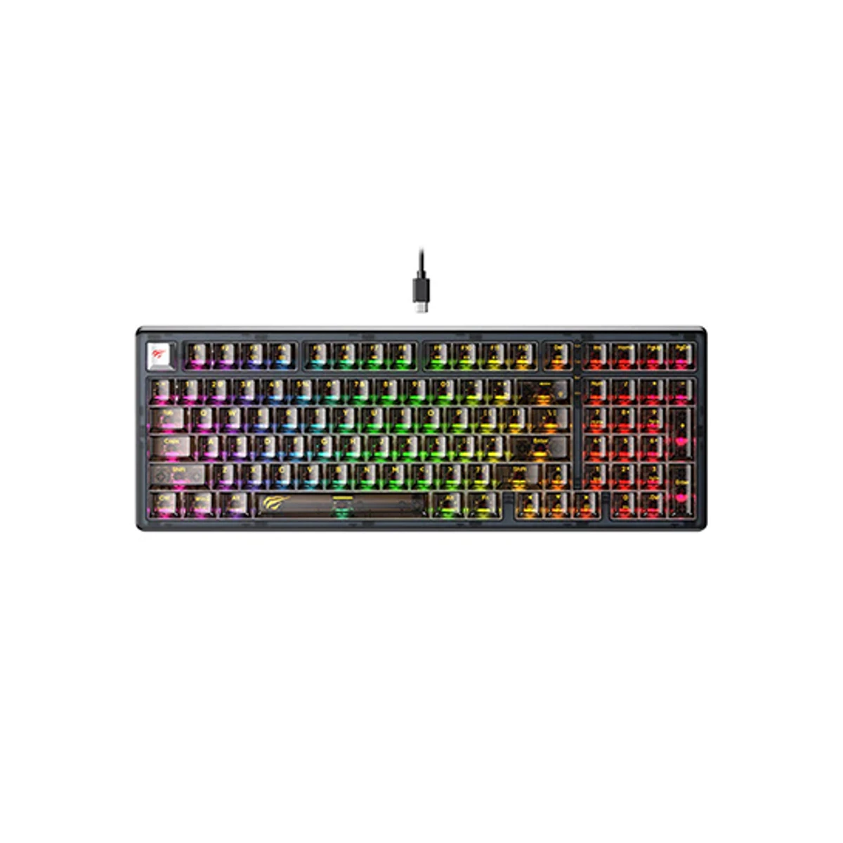 Havit KB875L GAMENOTE RGB Gaming Keyboard - Black | KB875L