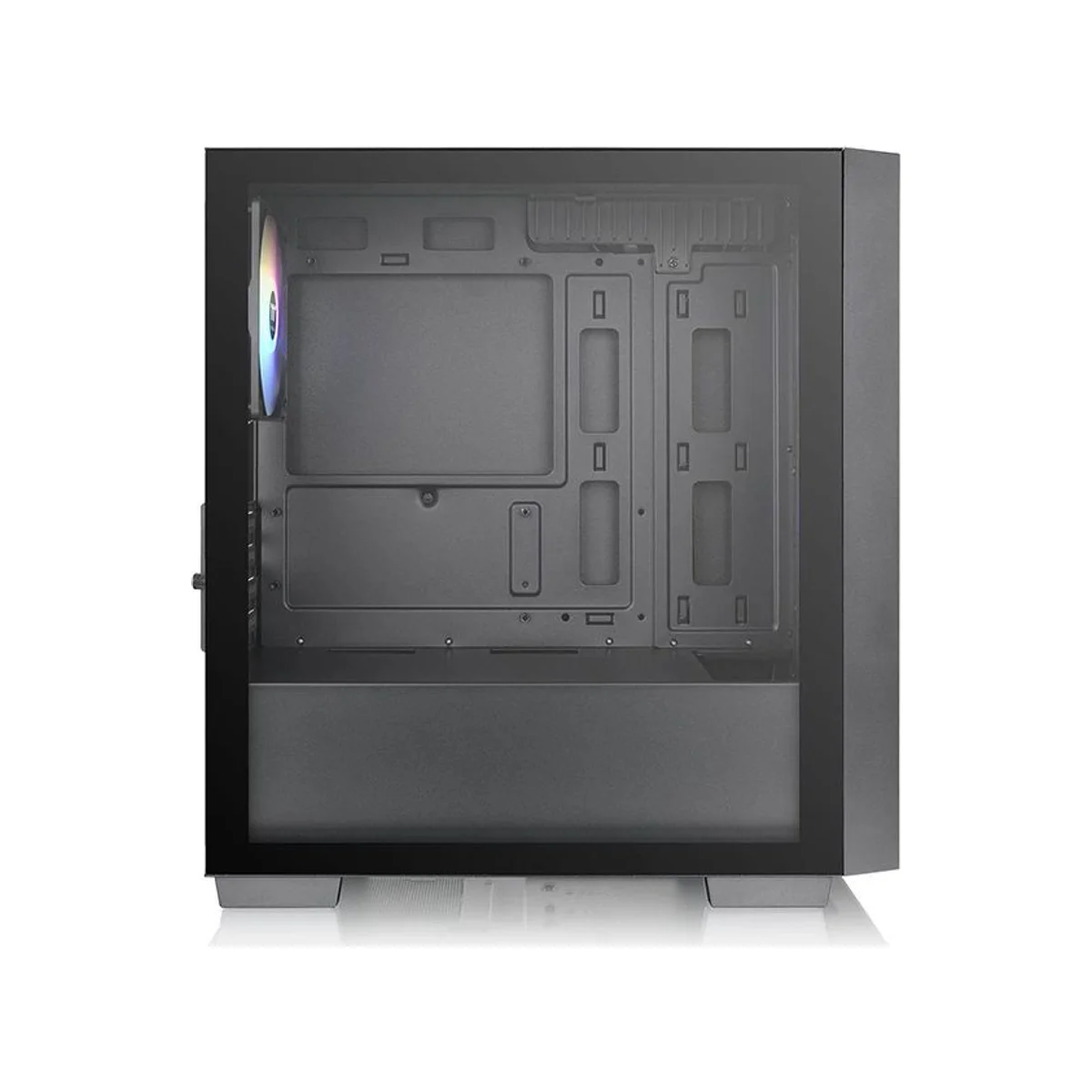 Thermaltake Versa H16 Tempered Glass ARGB Micro-ATX Gaming Case - Black - CA-1Y8-00S1WN-02 view 3