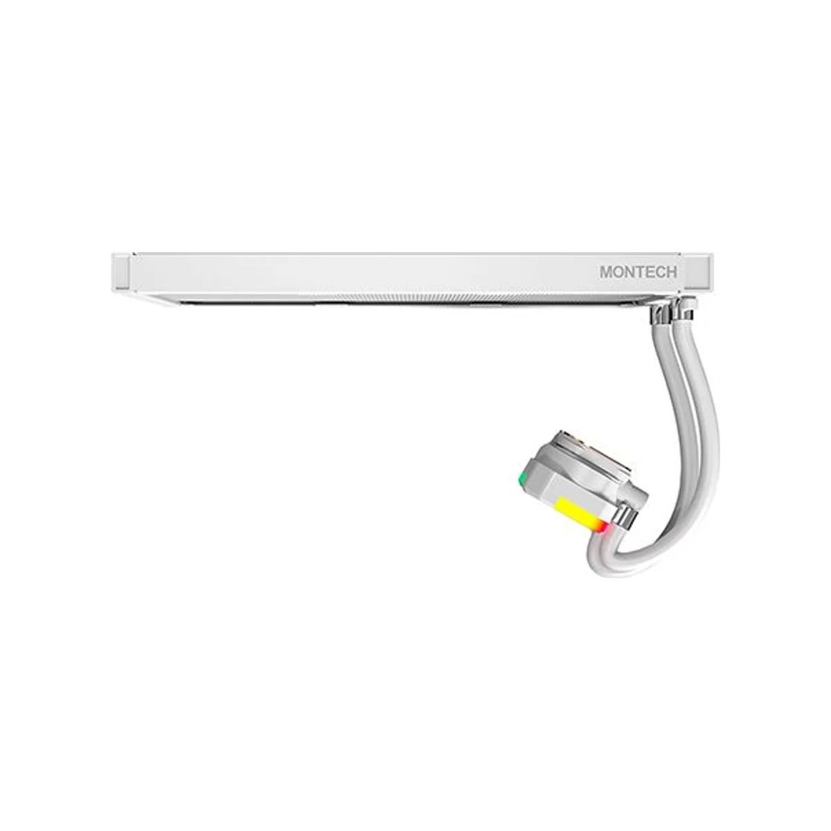 MONTECH HyperFlow ARGB 360 AIO CPU Liquid Cooler - White (360mm, ARGB, 2200 RPM) - 4710562743821 view 4