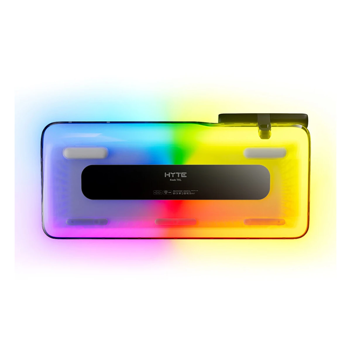HYTE Keeb TKL Modern Human Interface Wired RGB Mechanical Keyboard - Black | KB-HYTE-KEEB view 4