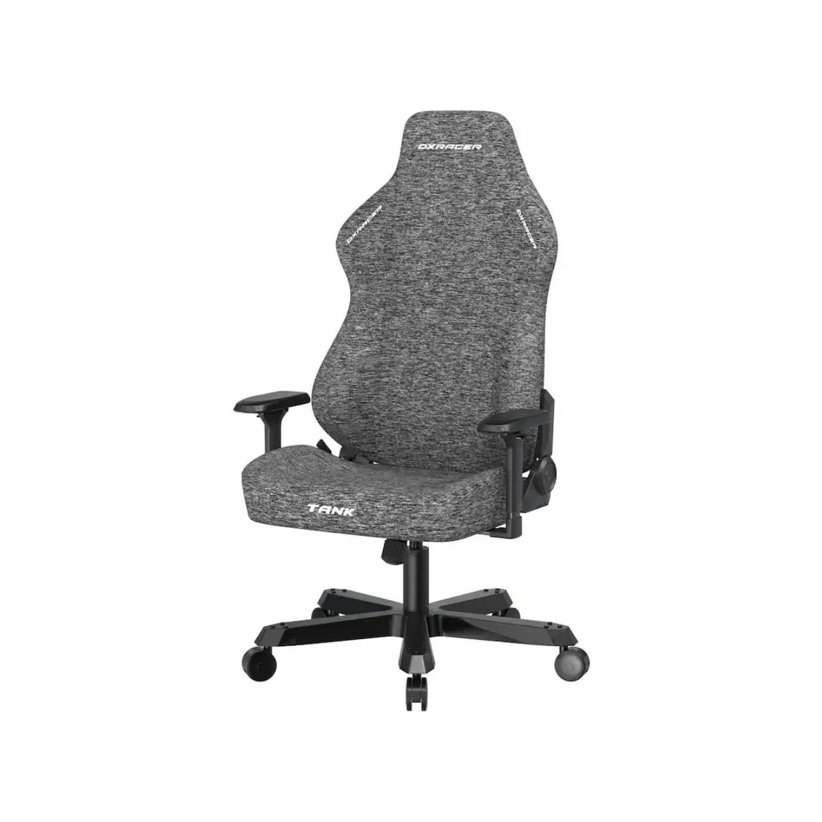 DXRACER Tank Series XXL Fabric Gaming Chair - Gray (XXL, Fabric, Steel Frame, Max 400 lbs) - GC/XXLTM23FBE/G view 3
