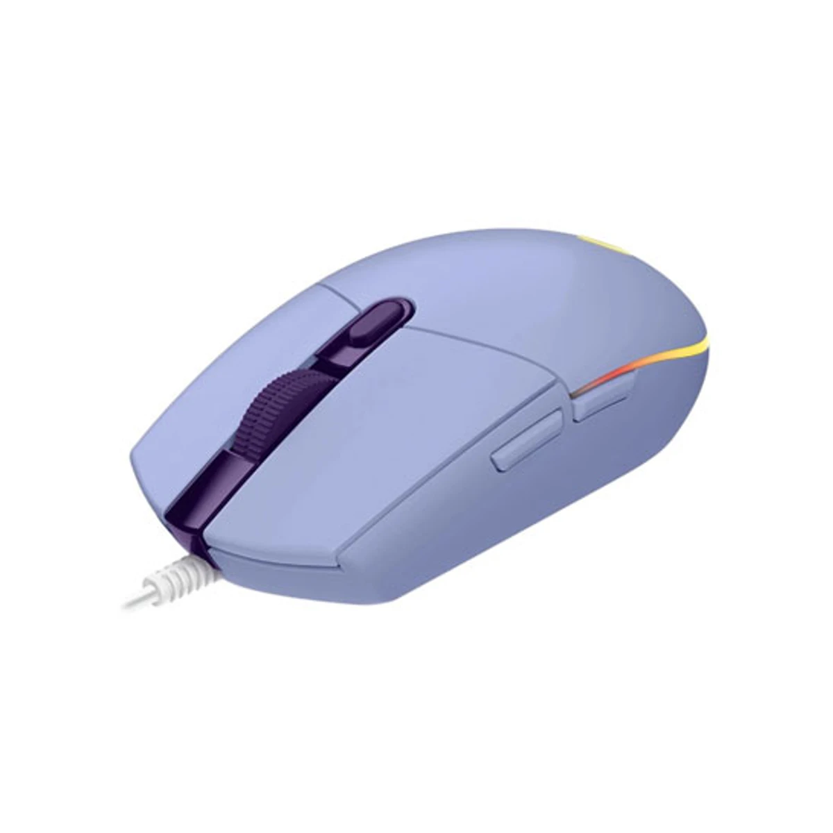 Logitech G LOGITECH G203 LightSync RGB 6 Button Gaming Mouse - Lilac - 8,000 DPI, 6 Programmable Buttons, 85g - 910-005853 view 2
