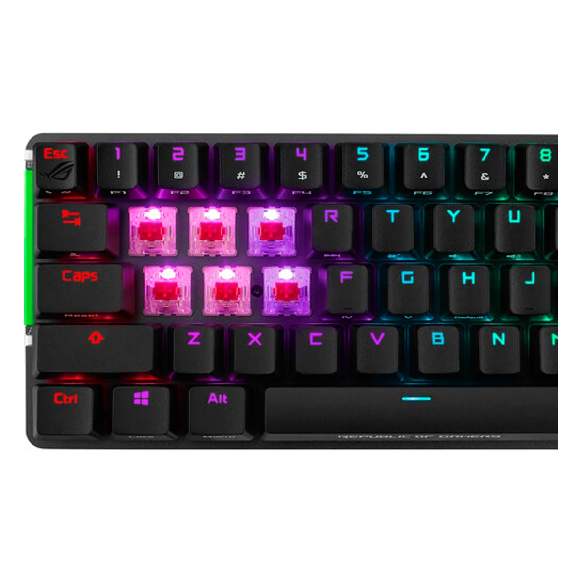 Asus M601 ROG Falchion 65% Wireless Mechanical Gaming Keyboard - Arabic | 90MP01Y0-BKCA01 view 5