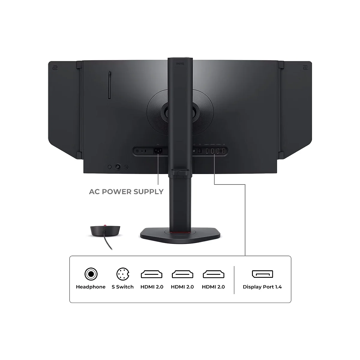 ZOWIE XL2566X+ Gaming Monitor Black (Key Specs: Black, 400Hz, Fast TN, DyAc 2) - XL2566X+ view 5