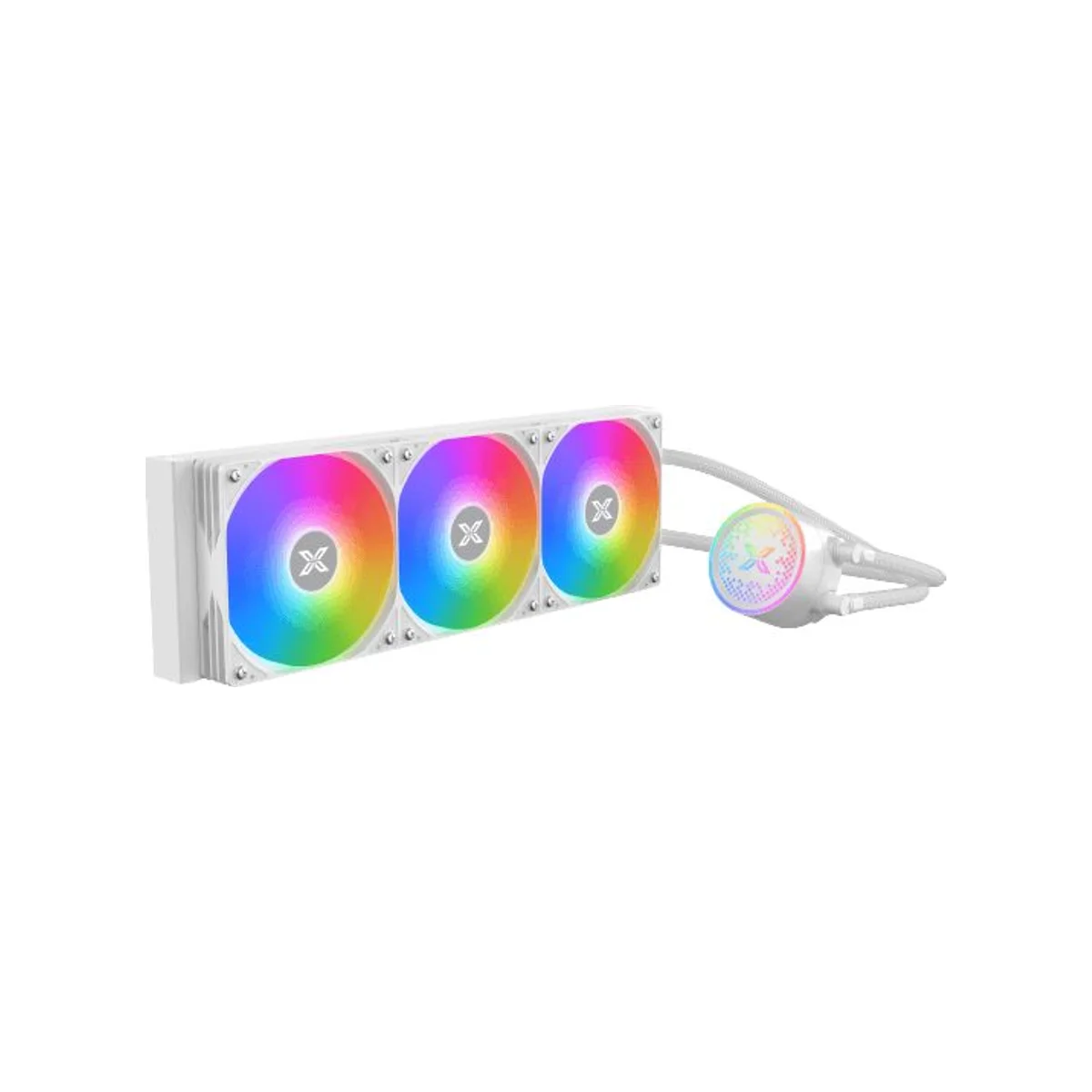 XIGMATEK Fenix 360 Arctic ARGB 360mm CPU Liquid Cooler - White - EN43000 view 2