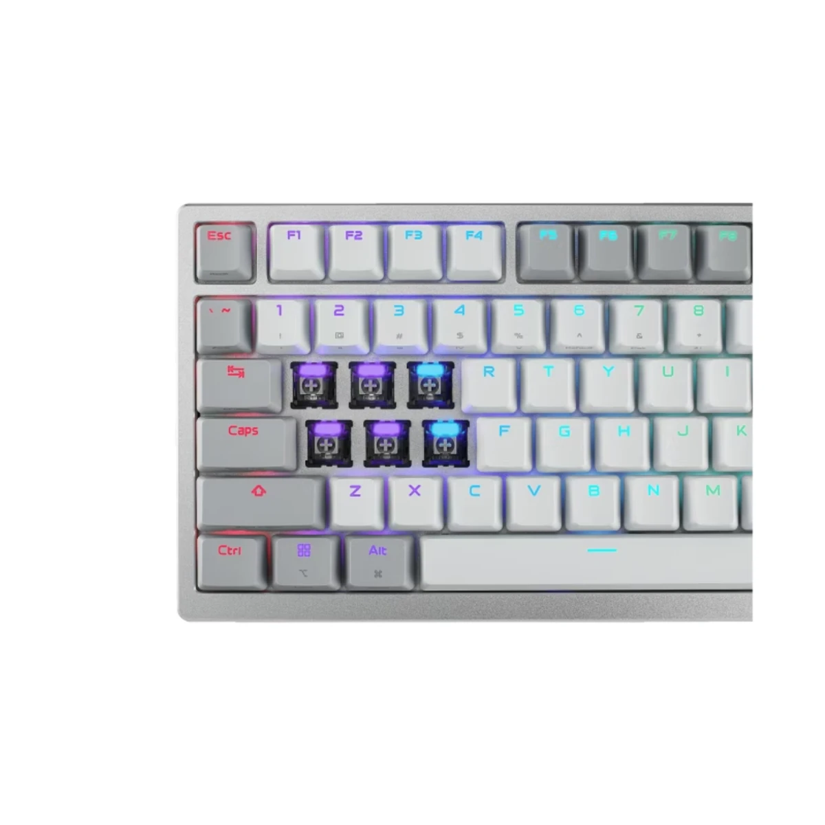 ASUS ROG AZOTH 96 HE HFX V2 Magnetic Switches Keyboard - White | 90MP040H-BKCA10 view 5