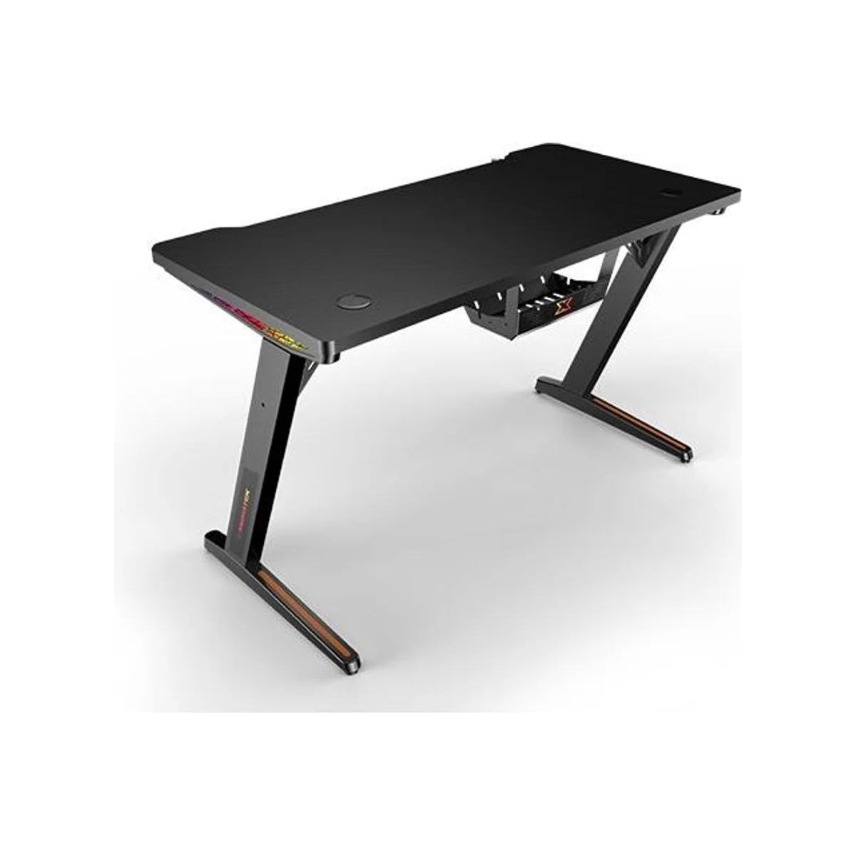 XIGMATEK Apex Two RGB Gaming Desk + Hairpin Red Gaming Chair Bundle - XIGMATEK-BUNDLE-DESK-CHAIR view 2