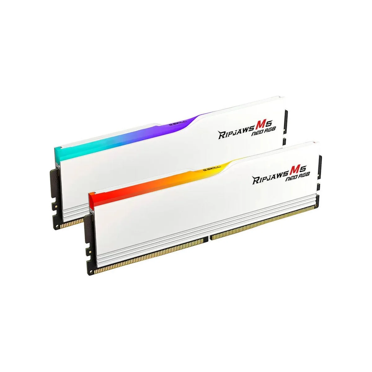 G.SKILL Ripjaws M5 Neo RGB 32 GB (2X16) DDR5 6000MT/s RAM Memory (White) – F5-6000J3648D16GX2-RM5NRW view 3