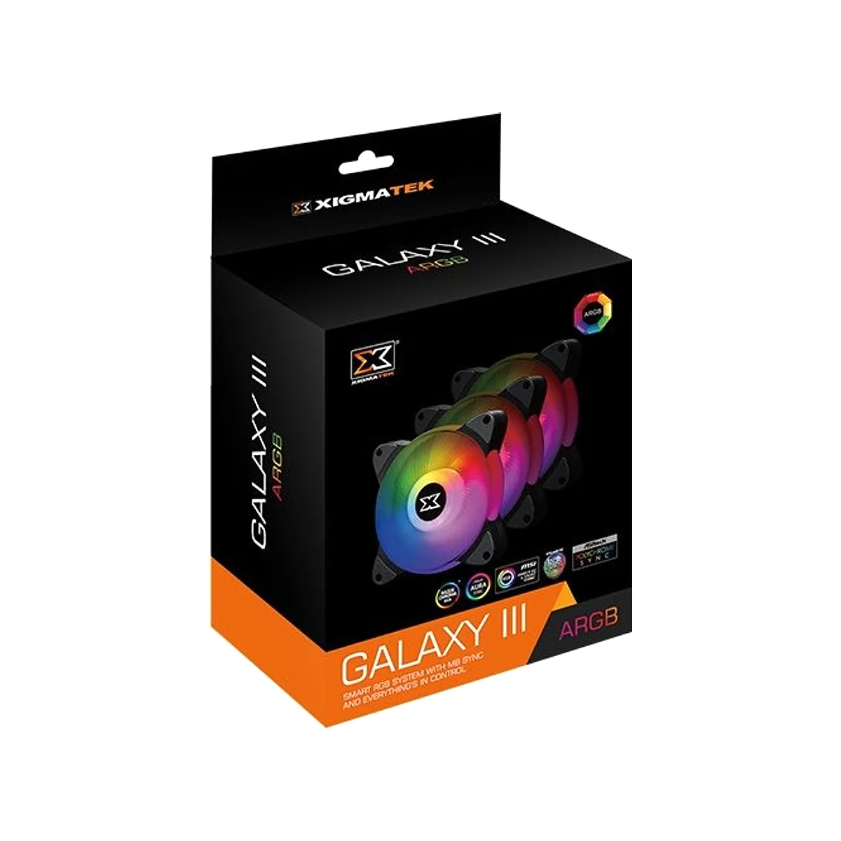 Xigmatek Galaxy III Essential ARGB 3 Fans Pack - EN45433