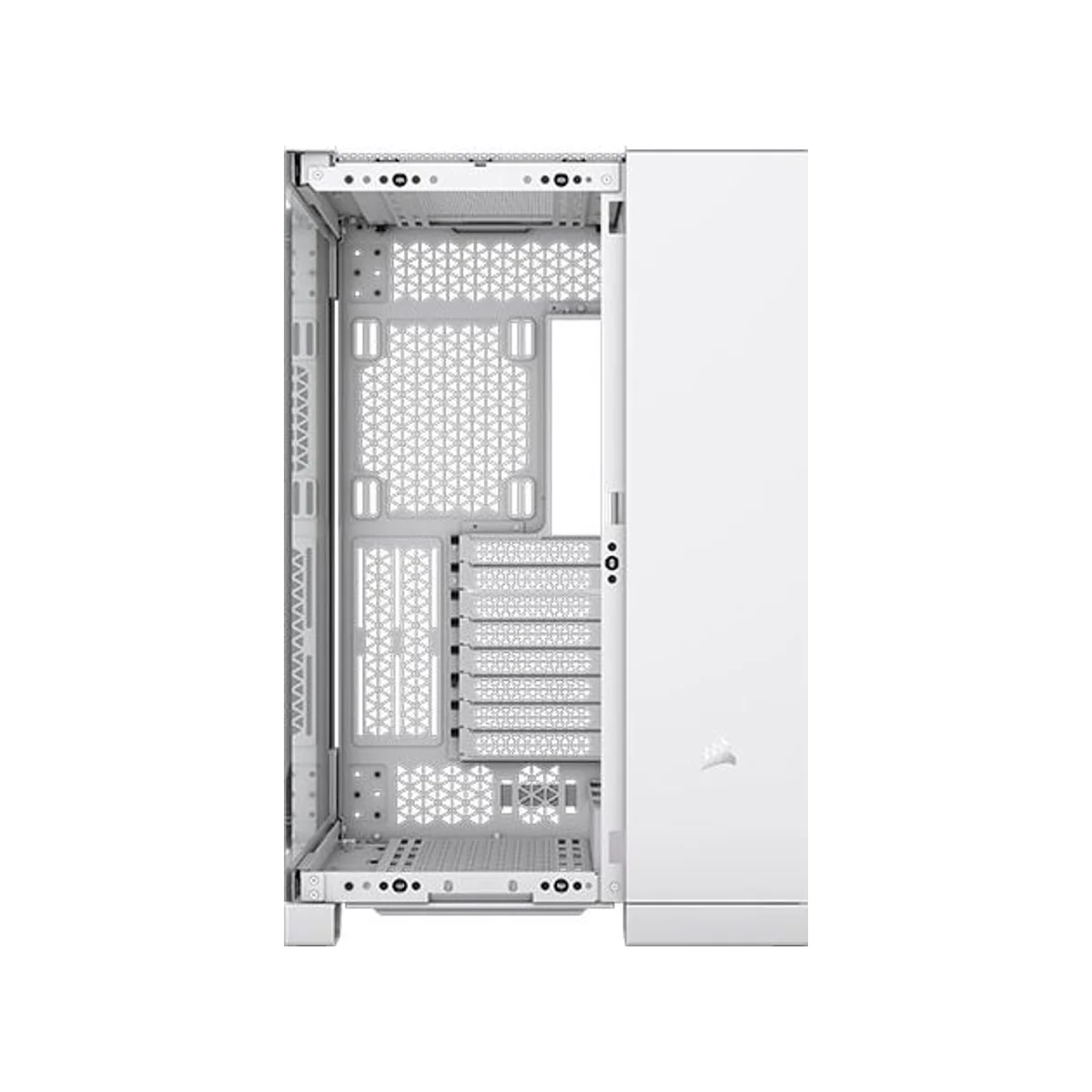 Corsair 6500X Dual Chamber RGB Gaming Case - White - CC-9011270-WW view 2