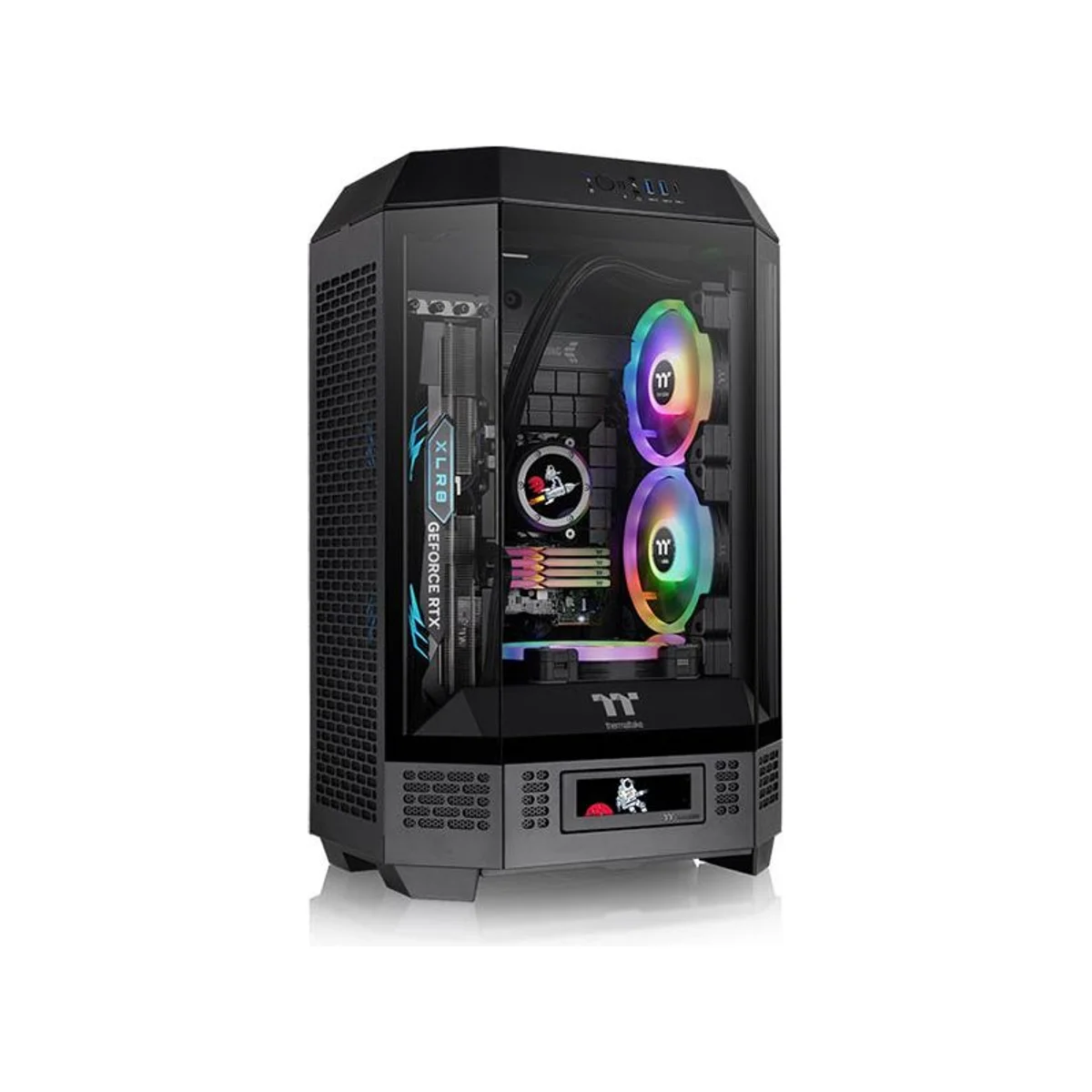 Thermaltake The Tower 300 Micro-ATX Gaming Case - Black - CA-1Y4-00S1WN-00