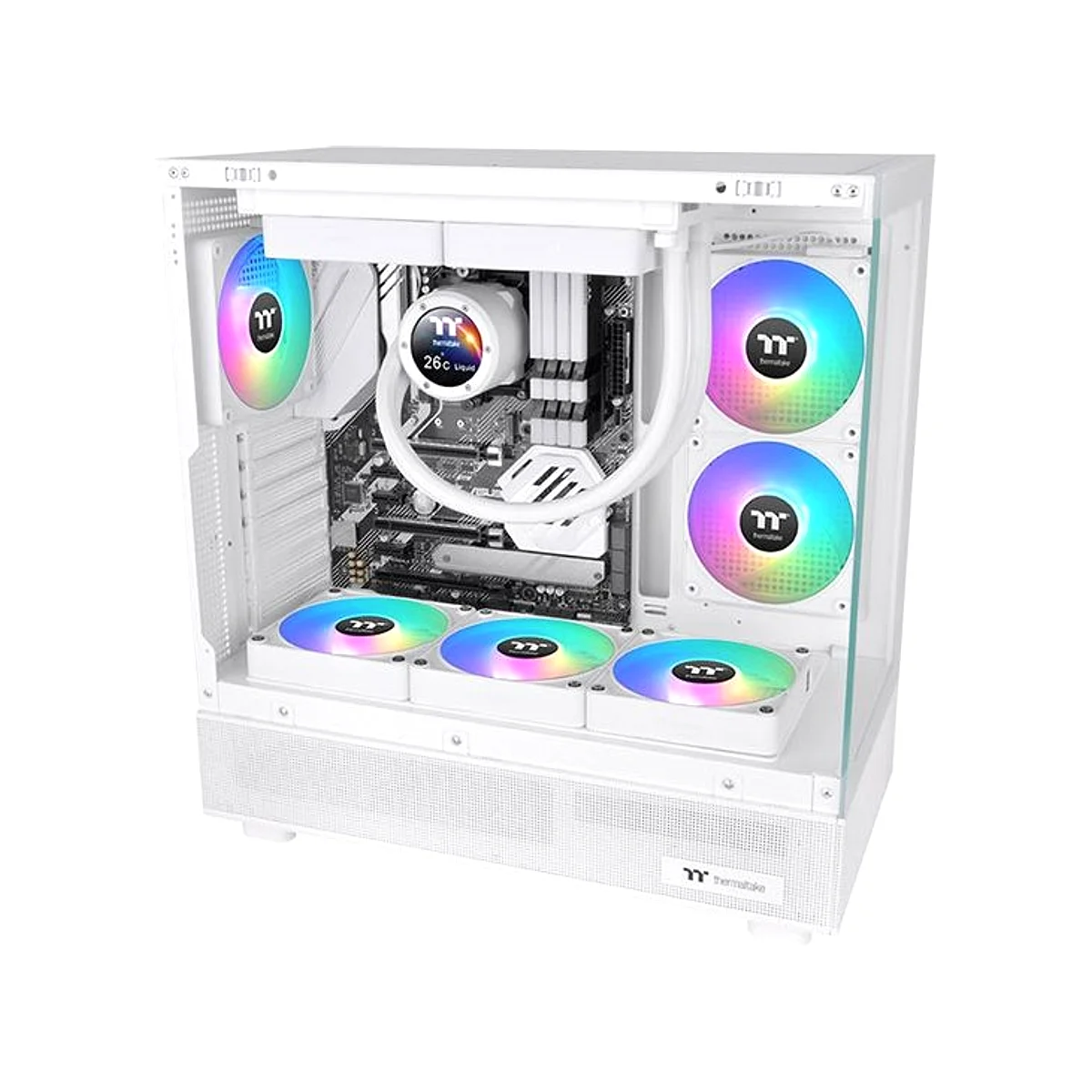 Thermaltake CT120 EX ARGB Sync PC Cooling Fan (3-Fan Pack) - White- CL-F190-PL12SW-A view 6