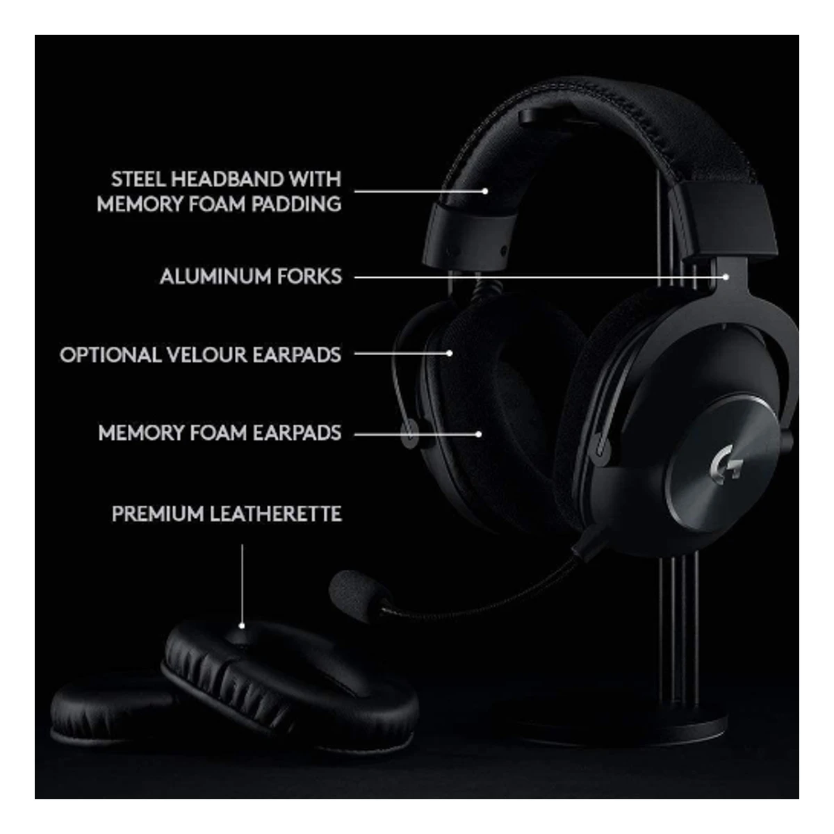 Logitech PRO X Wireless Lightspeed Gaming Headset | 981-000907 view 5