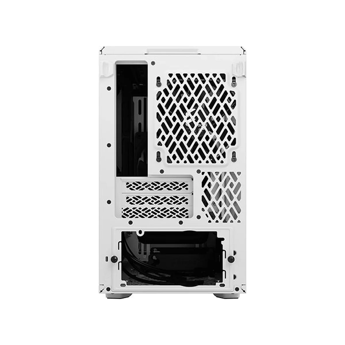 Fractal Meshify 2 Nano White TG Clear Tint Mini-ITX Computer Case (White, Tempered Glass) - FD-C-MES2N-02 view 19