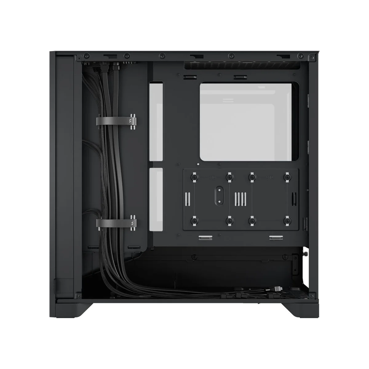 Fractal Pop 2 Air Mid Tower Tempered Glass RGB ATX Gaming Case - Black - FD-C-POA2A-03 view 3