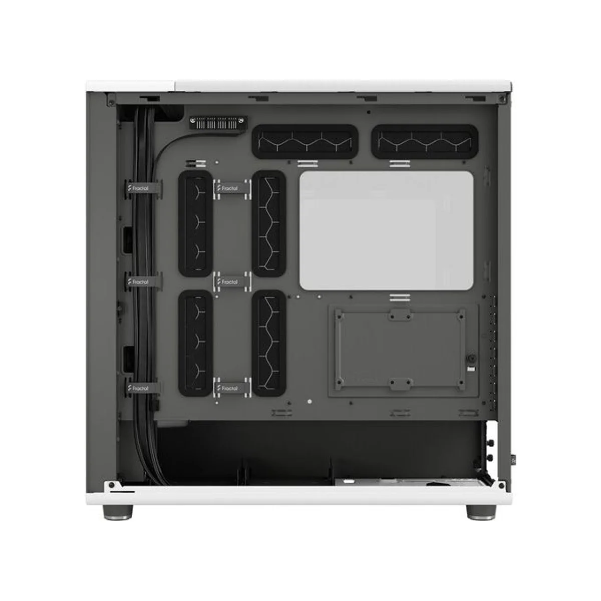 Fractal North XL Clear Window ATX Gaming Case - White - FD-C-NOR1X-04 view 5