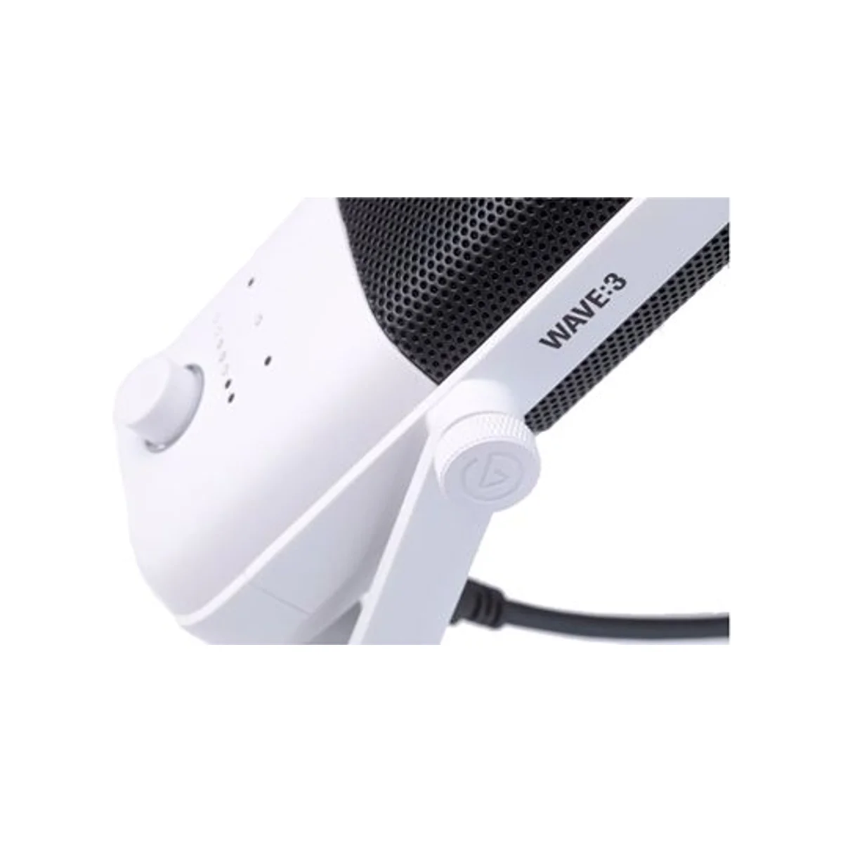 ELGATO Wave 3 USB White Edition Microphone (Studio Recording, Podcast, Web-Streaming) - 10MAB9911 view 3
