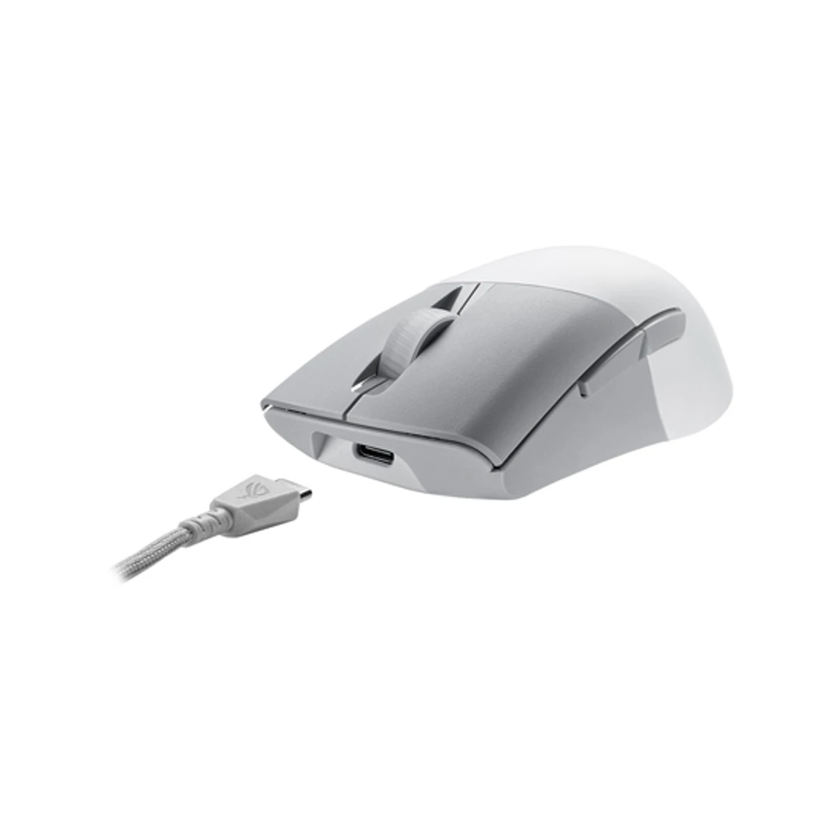Asus ROG Keris Wireless AimPoint Gaming Mouse (White) - 36000 DPI, Tri-Mode Connectivity, 75g Lightweight - 90MP02V0-BMUA10 view 4