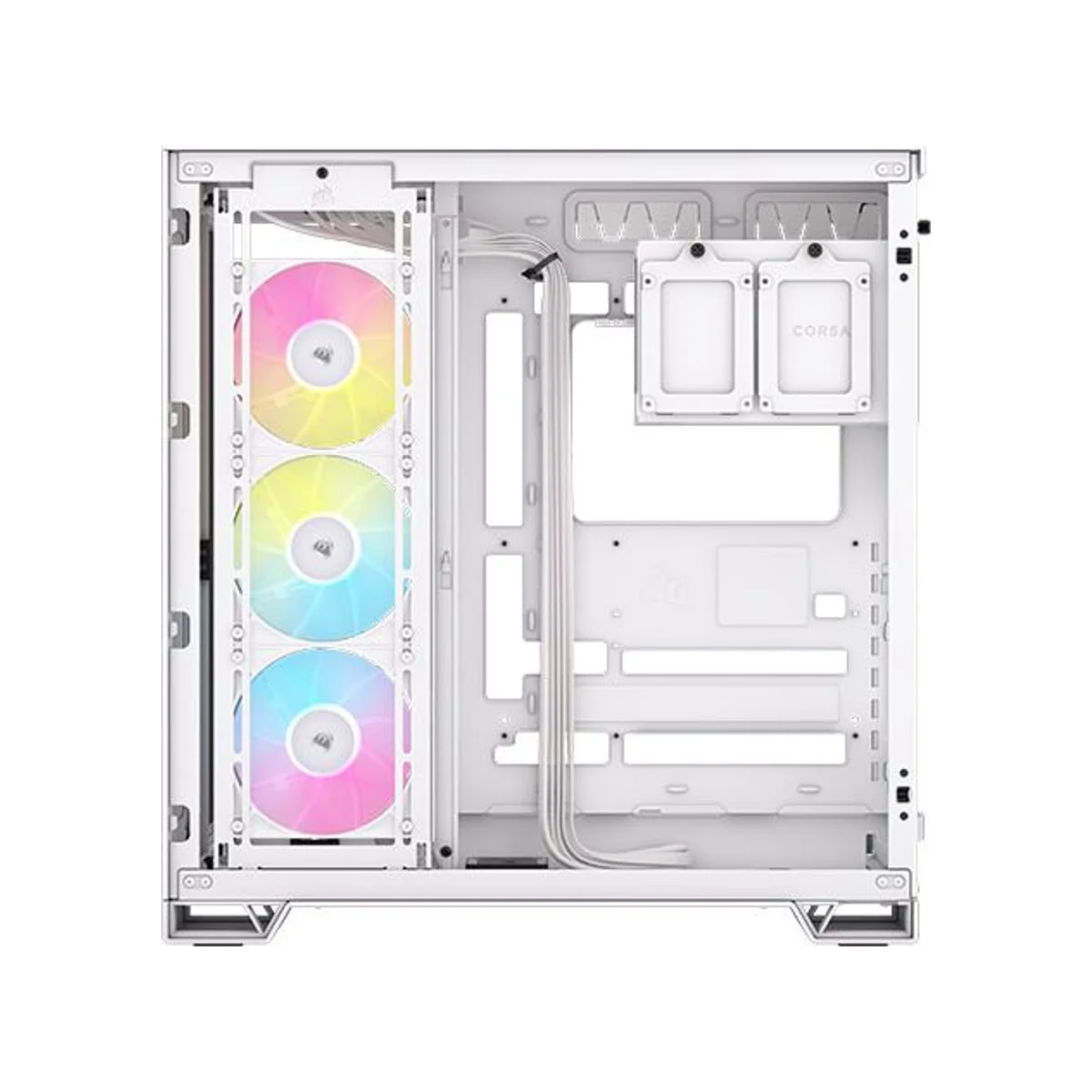Corsair 6500X Dual Chamber RGB Gaming Case - White - CC-9011270-WW view 6