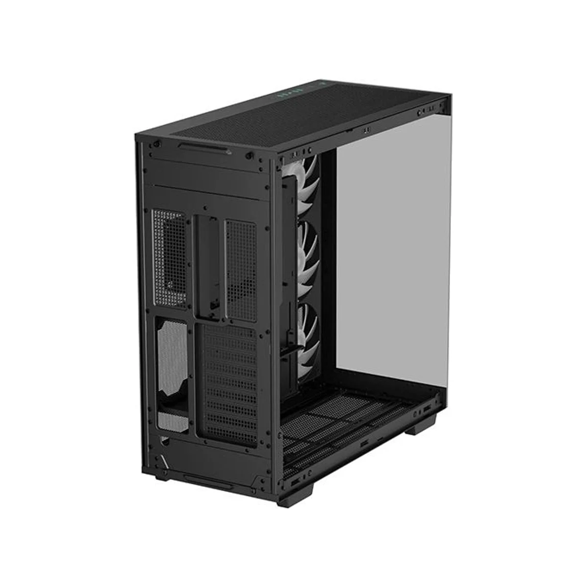 DeepCool CH780 Dual Chamber ARGB Panoramic ATX Gaming Case - Black - R-CH780-BKADE41-G-1 view 2