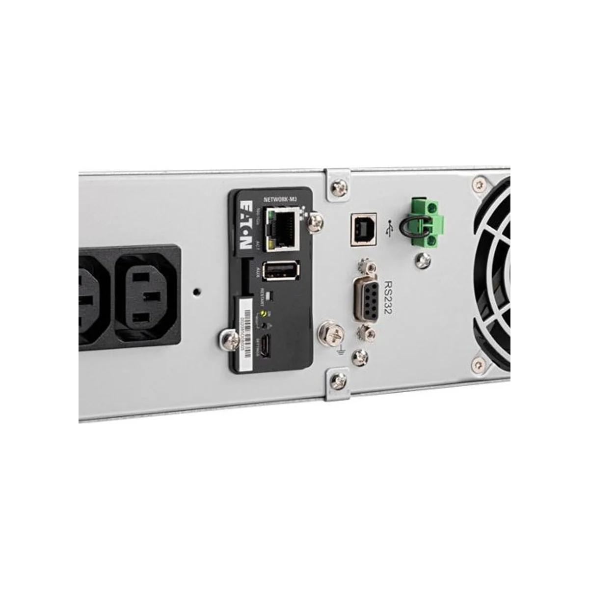 EATON 9E UPS (9E1000IR, Online Double-Conversion, 1000 VA / 900 W, Black, Rackmount) - 9E1000IR view 3