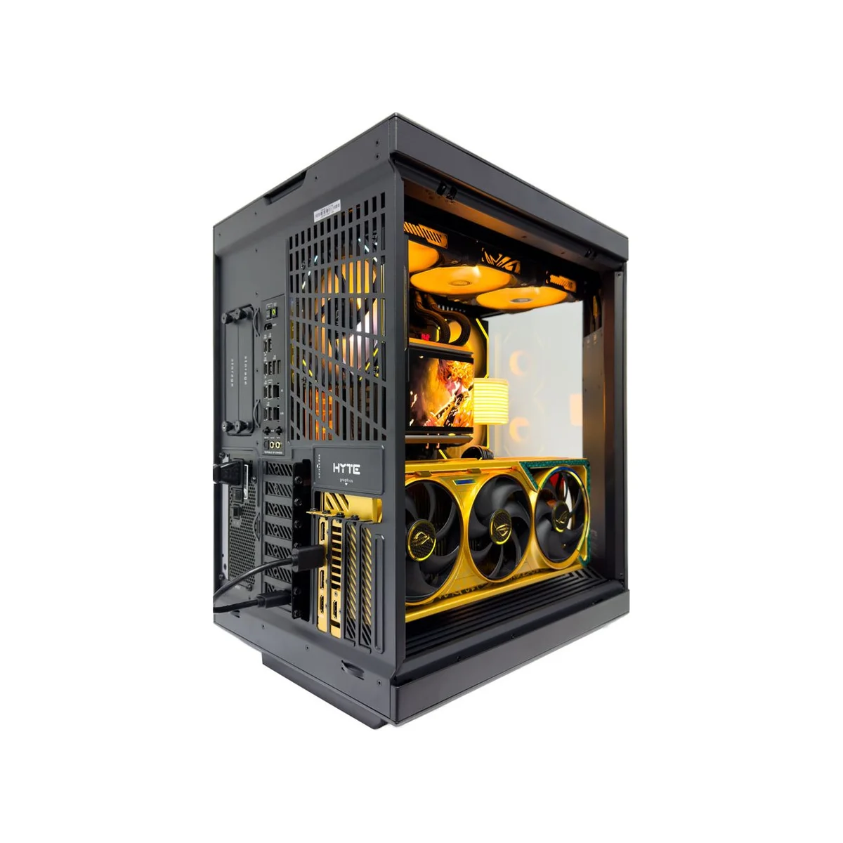 Gaming PC Golden Thunder (Ryzen 9 9950X3D, 64GB DDR5, RTX 5090 32GB) - Gaming_PC_Golden_Thunder view 4