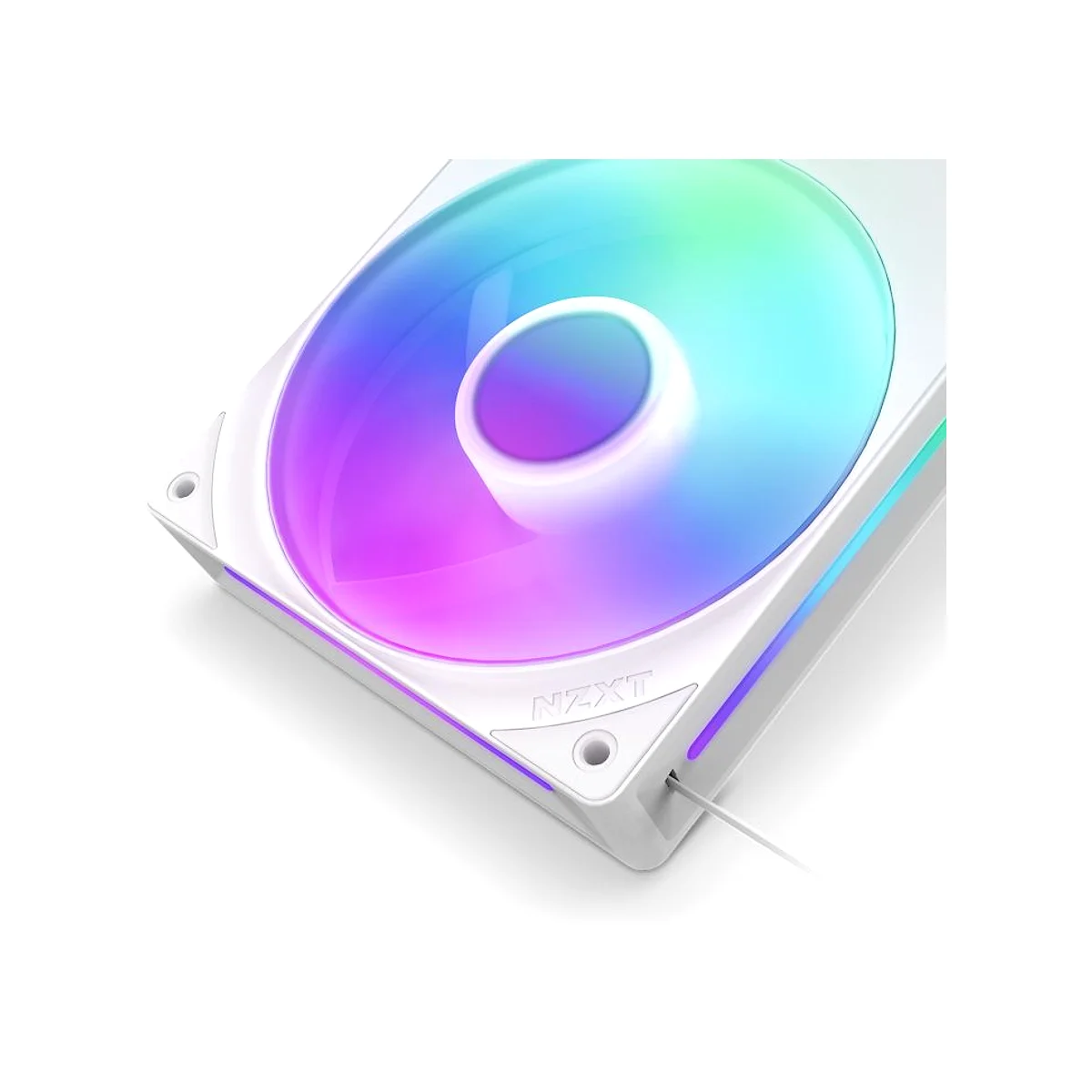 NZXT F360 RGB Core 360mm RGB Computer Case Fan - White - RF-U36HF-W1 view 3