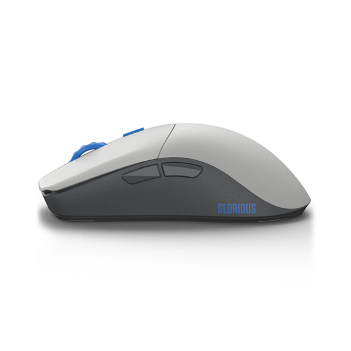 GLORIOUS Series One PRO Vidar Forge Wireless Mouse - Gray/Blue - 19000 DPI, 80M Clicks, 84hr Battery - GLO-MS-P1W-VI-FORGE view 2