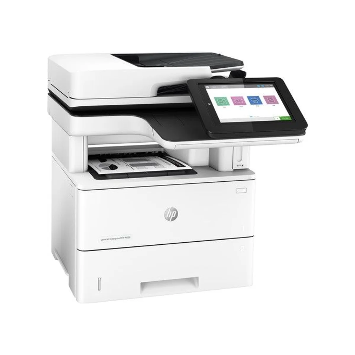 HP LaserJet Enterprise MFP M528f Monochrome Laser Multifunction Printer - 45ppm, 1200x1200 dpi, 8" Touchscreen - 1PV65A
