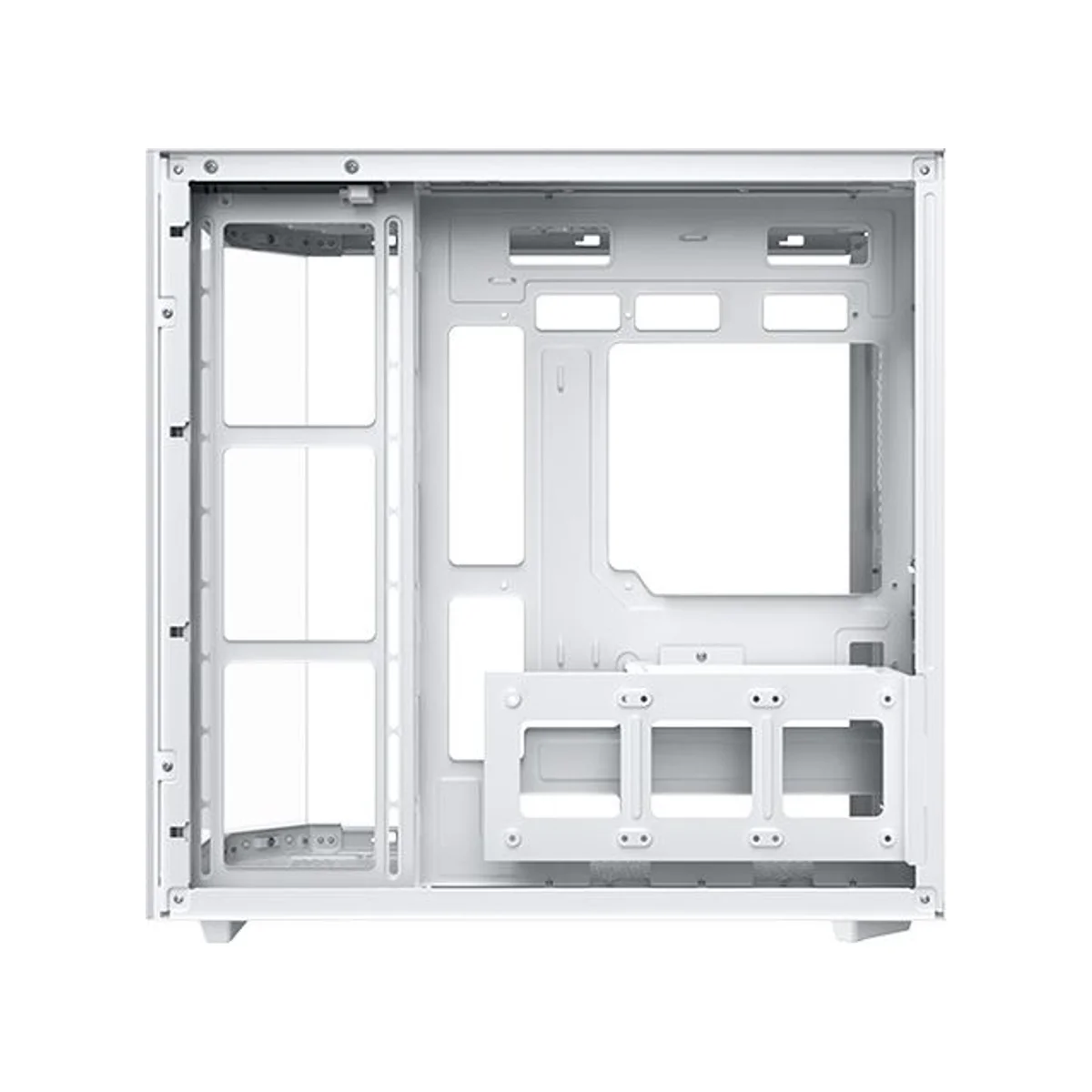 Xigmatek CUBI II Arctic Tempered Glass Mid-Tower Gaming Case - White - EN45493 view 7