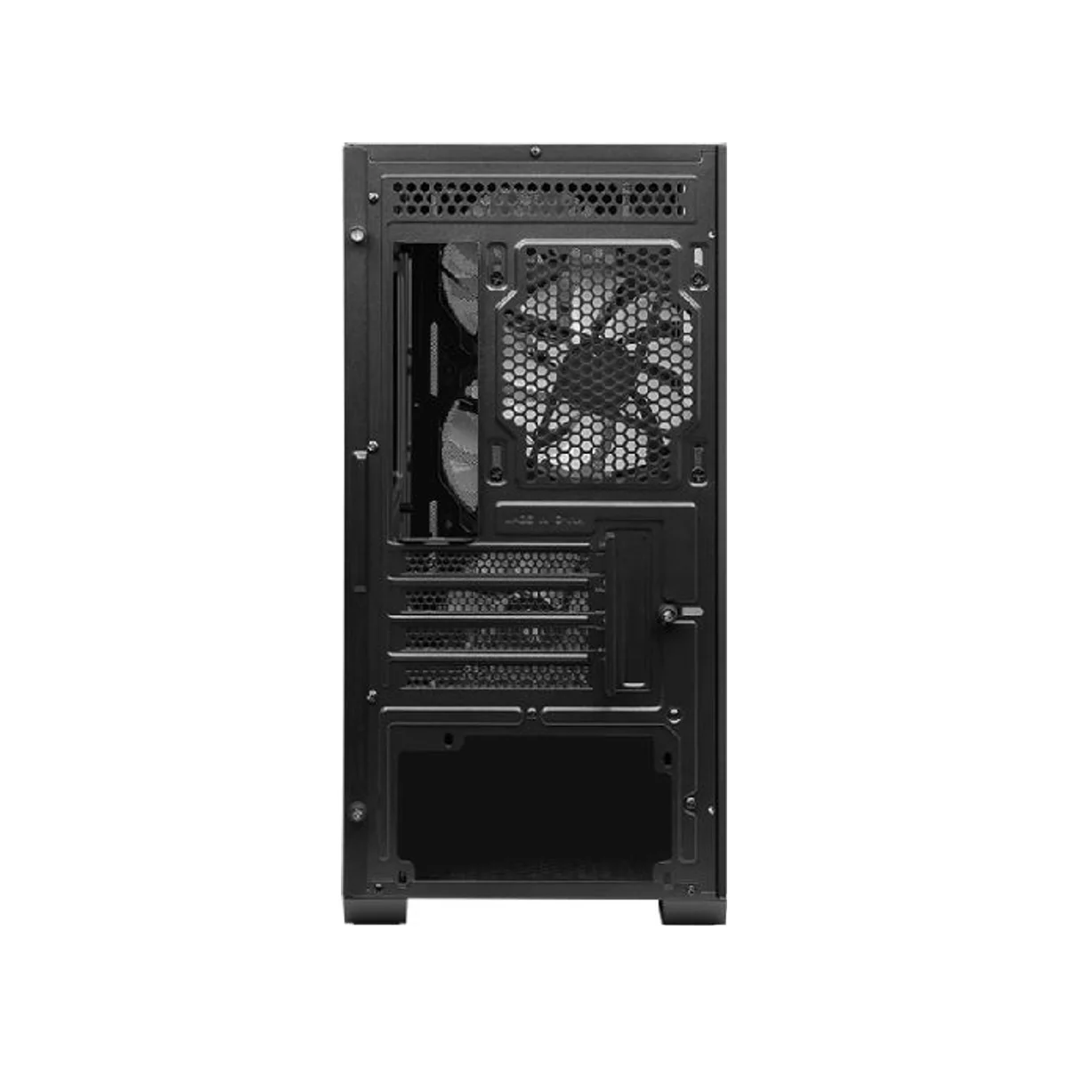 MSI MAG FORGE M100A RGB Micro-ATX Gaming Case - Black - 306-7G20A21-809 view 3