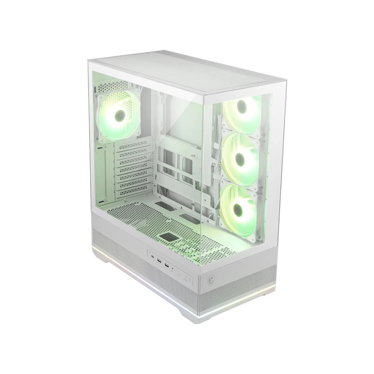 MSI MAG PANO 110R PZ ARGB Mid-Tower Gaming Case - White - 306-7G28W21-JA4