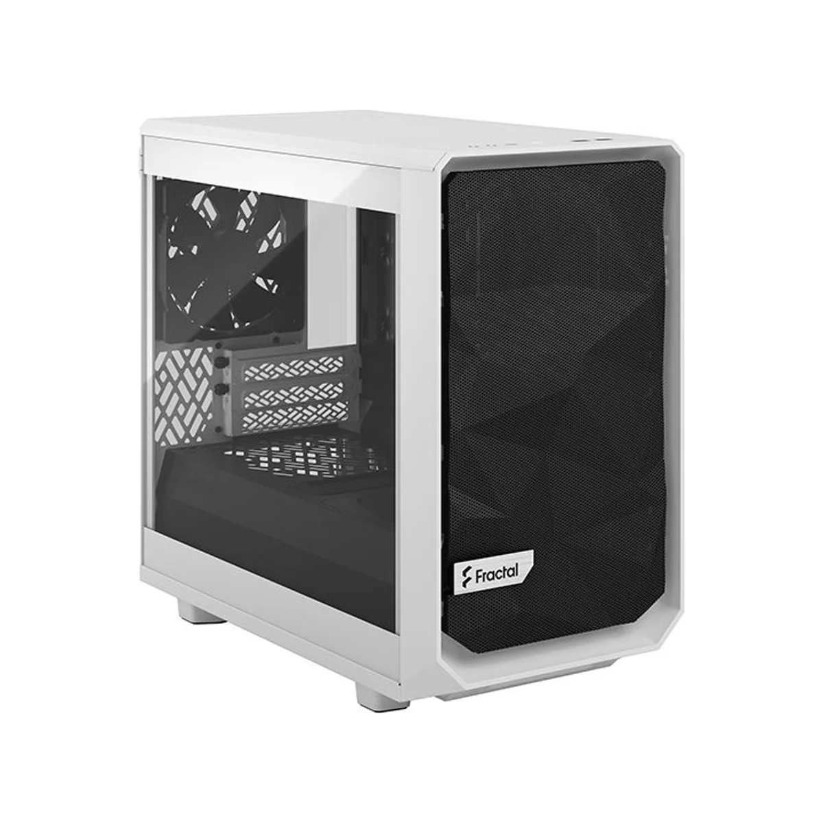Fractal Meshify 2 Nano White TG Clear Tint Mini-ITX Computer Case (White, Tempered Glass) - FD-C-MES2N-02 view 13