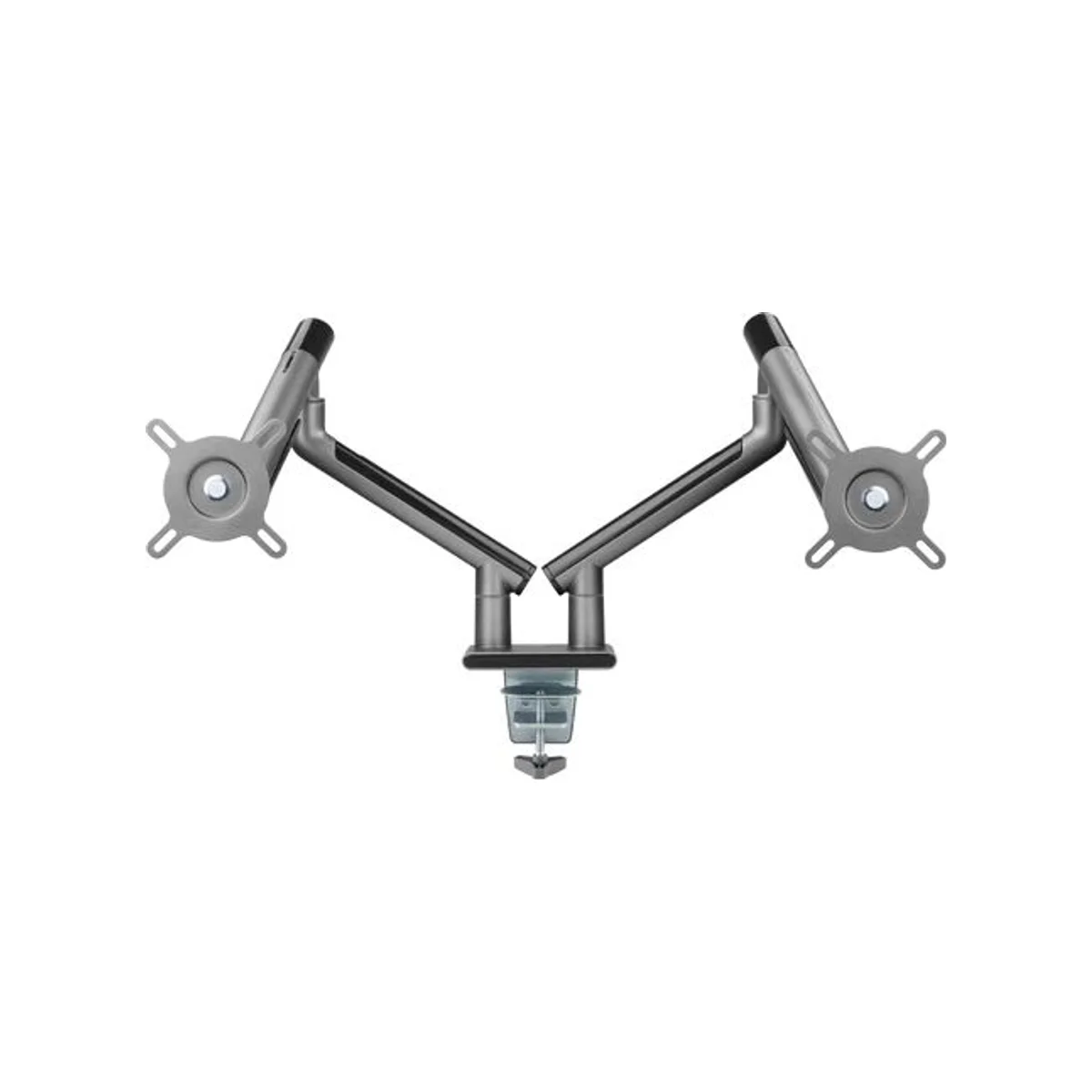 TWISTED MINDS Dual Monitors Premium Slim Aluminum Spring-Assisted Monitor Arm (17"-32", VESA 75x75/100x100, 2x9kg) - TM49-C012-G view 4