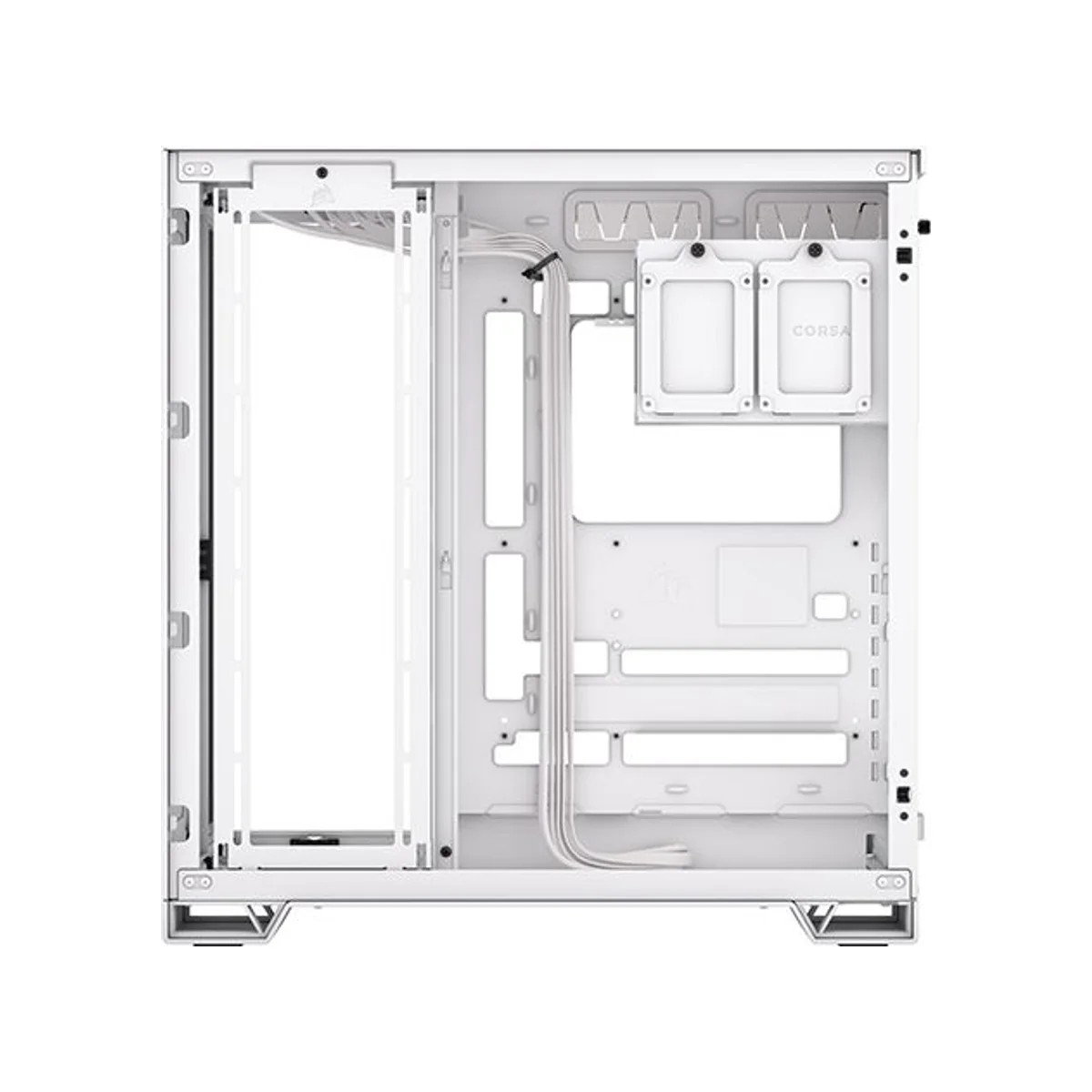 Corsair 2500D Dual Chamber Airflow Gaming Case - White - CC-9011258-WW view 4