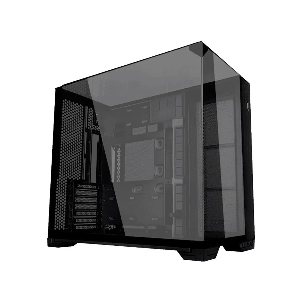 Lian Li O11 Compact Tempered Glass Dual-chamber Vision ATX Gaming Case - Black - O11VPX