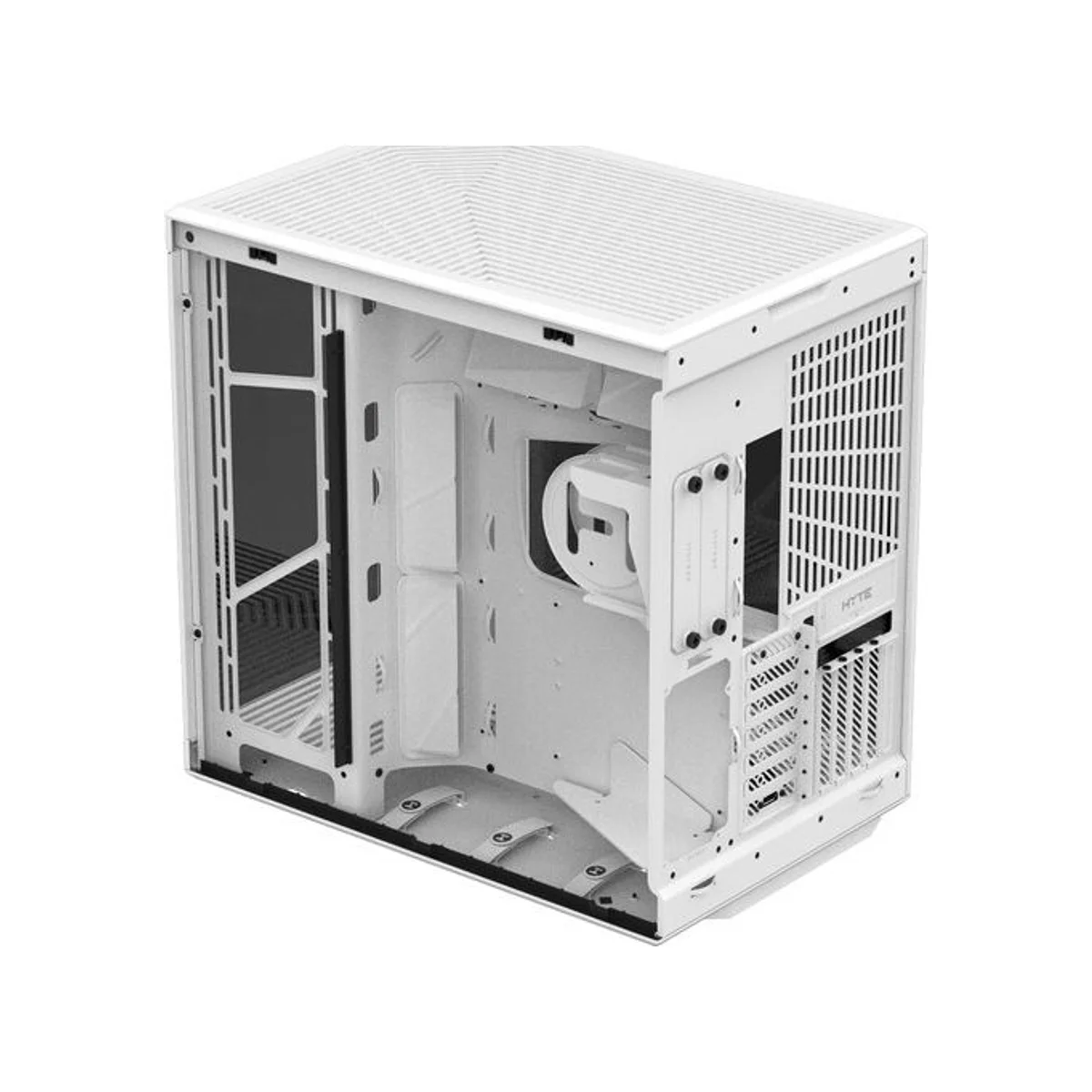 Hyte Y70 Touch Infinite Dual Chamber Mid-Tower Gaming Case - White - CS-HYTE-Y70TI-WW view 4