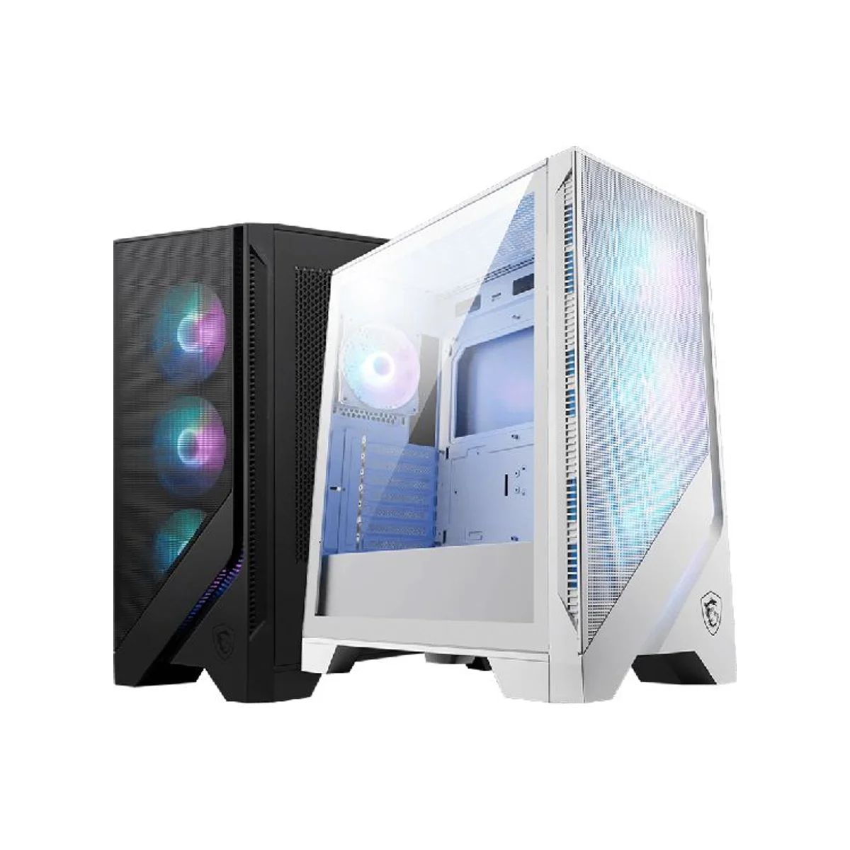 MSI MAG FORGE 320R Mid Tower Airflow ATX Gaming Case - White - 306-7G23W21-HH9 view 3