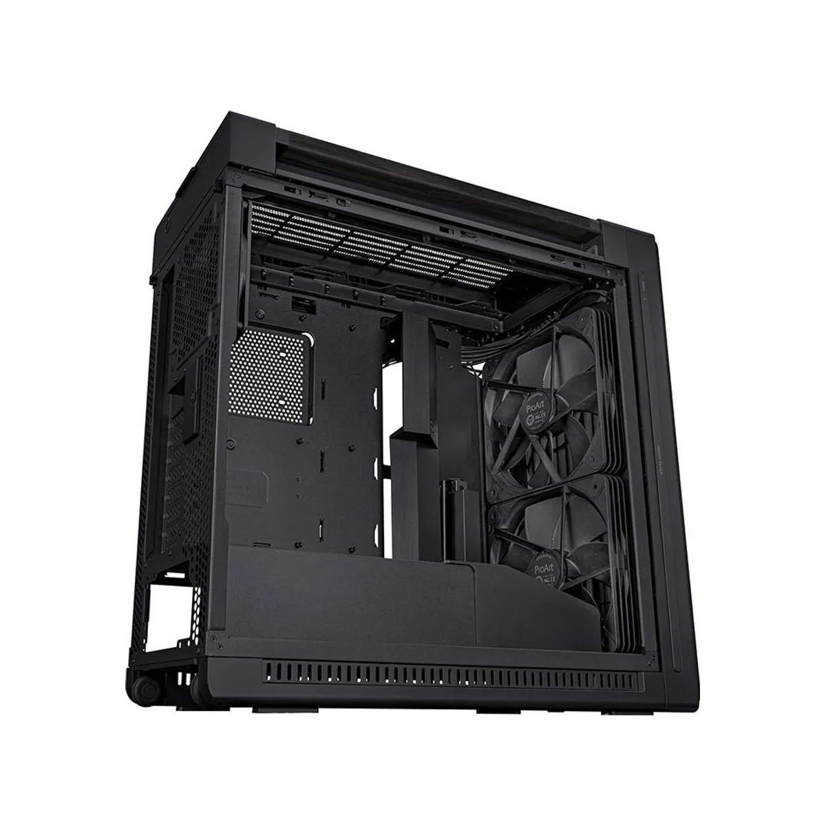 Asus ProArt PA602 Wood Edition E-ATX Gaming Case - Black - 90DC00J0-B09020 view 4