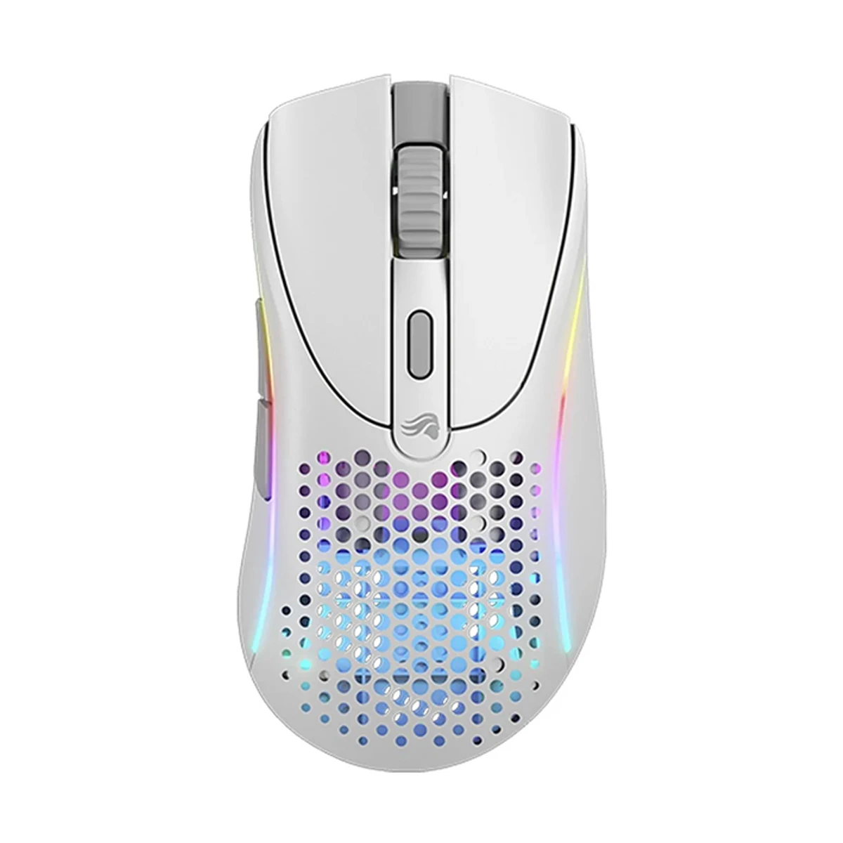Glorious Model D 2 Wireless Optical RGB Gaming Mouse - White (26,000 DPI, 6 Buttons, 66g) - GLO-MS-DWV2-MW