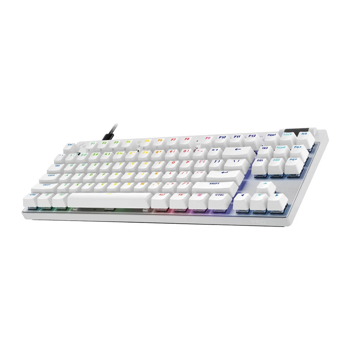 Logitech PRO X TKL RAPID Wired LED Gaming Keyboards - White | 920-013242 view 3