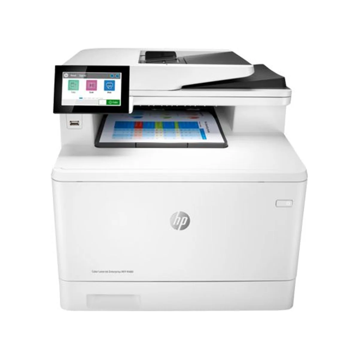 HP Color LaserJet Enterprise MFP M480F Printer | Print, Copy, Scan, Fax, Laser, 27-29ppm - 3QA55A