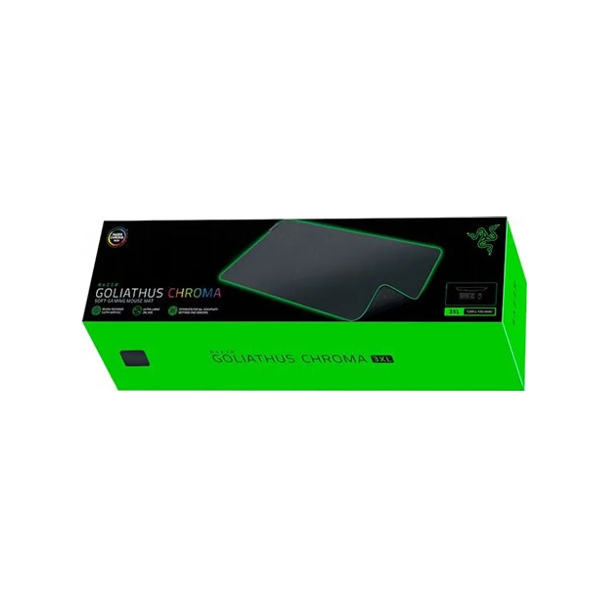 Razer Goliathus Chroma RGB 3XL Soft Gaming Mouse Pad (Black, Micro-Textured, 3.5mm) - RZ02-02500700-R3M1 view 4