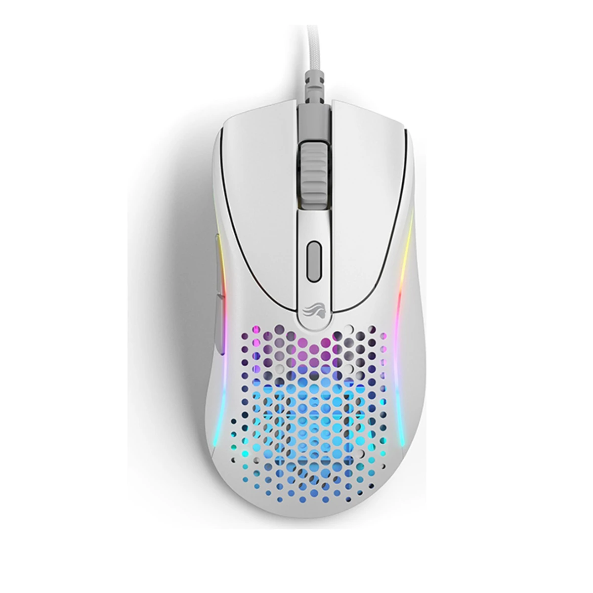 Glorious Model D 2 Wired Optical RGB Gaming Mouse - White (26K DPI, 1000Hz Polling, 80M Clicks) - GLO-MS-DV2-MW